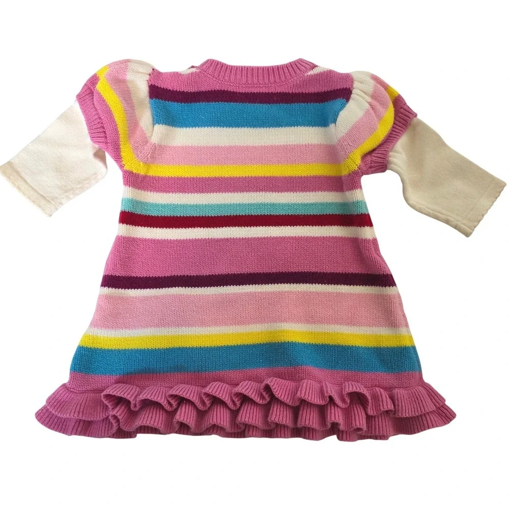 Baby Girl Sweater Dress Bundle The‎ Childrens Place/ Garanimals 0-3M Lot of 2